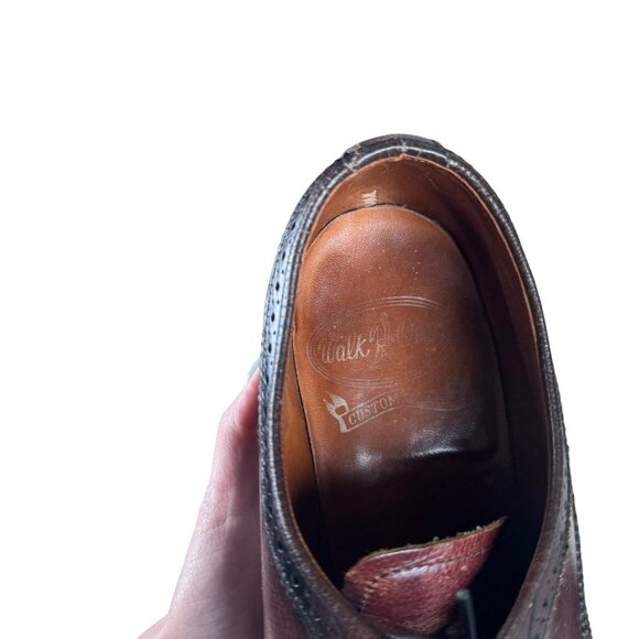 Vintage The‎ Florsheim Shoe Custom Grade Burgundy Wingtip Oxford - Men\'s Size 11 main image 12